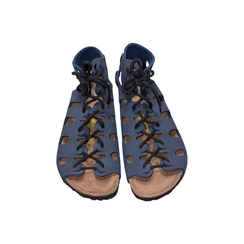 Discontinued Birkenstock Verona Gladiator Blue Lace-Up Sandals   Size: 37 /US 6